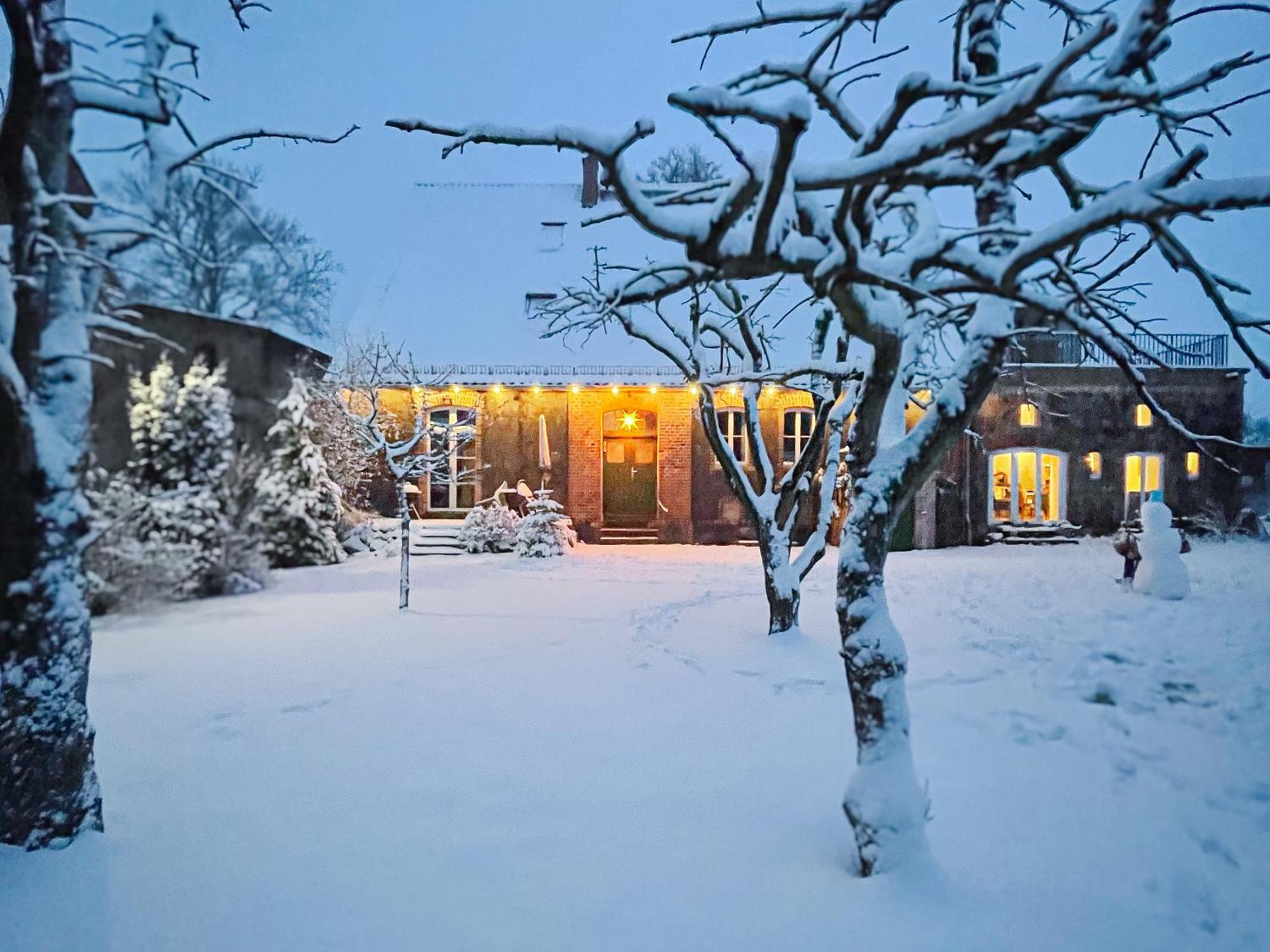 Altes Backhaus Haselberg Apartment Bagian luar foto