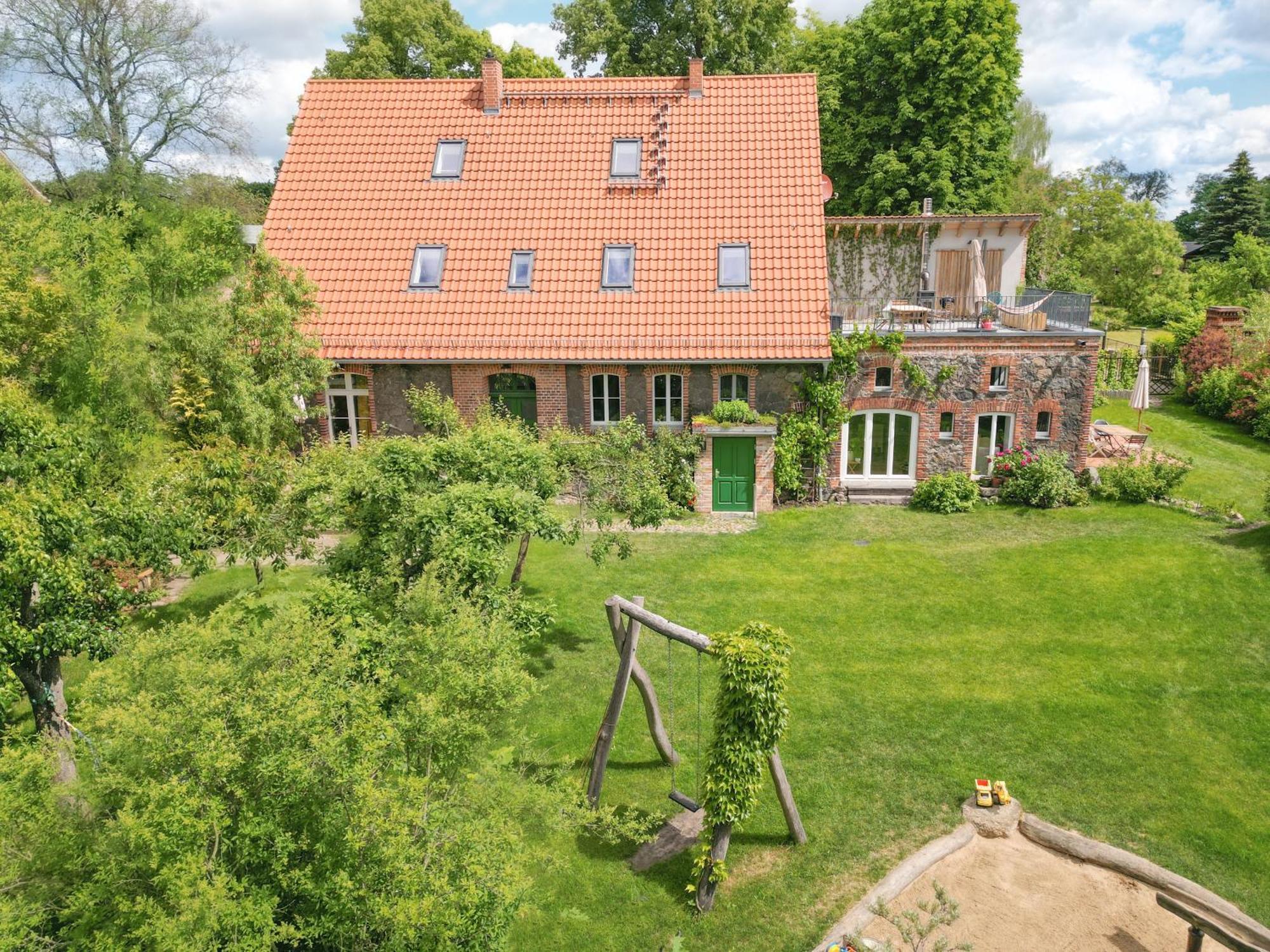 Altes Backhaus Haselberg Apartment Bagian luar foto